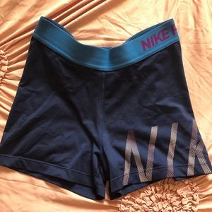 nike pro spandex shorts